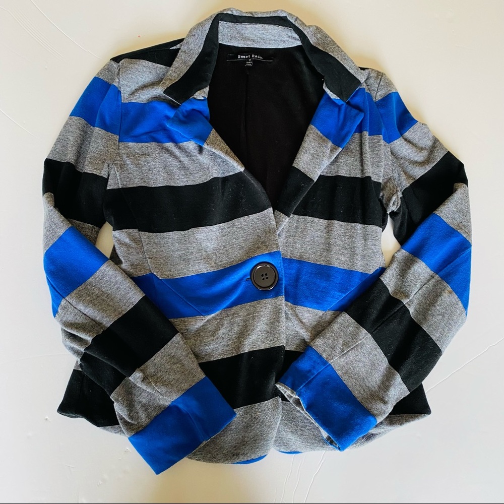Sweet Rain, striped blazer, size M